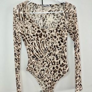 Leopard Print Bodysuit